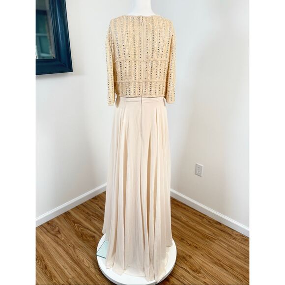 Mac Duggal 9180 Long Mother of the Bride Formal Dress Size 10 - Picture 6 of 10